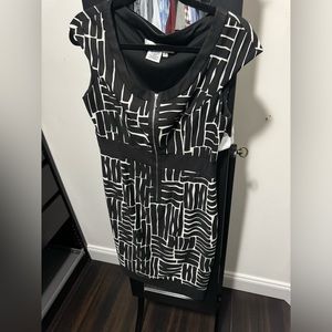 Black and white dress